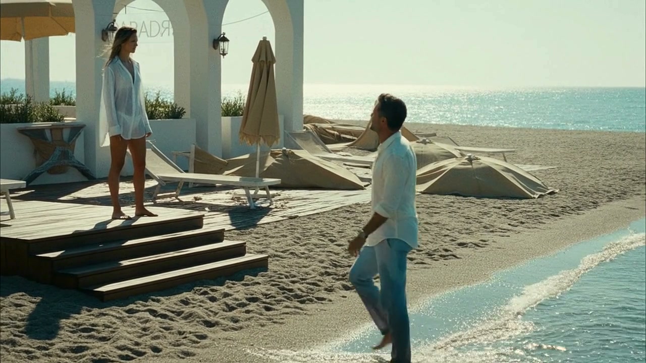 A bright villa terrace from the Cassie Hour mystery world
