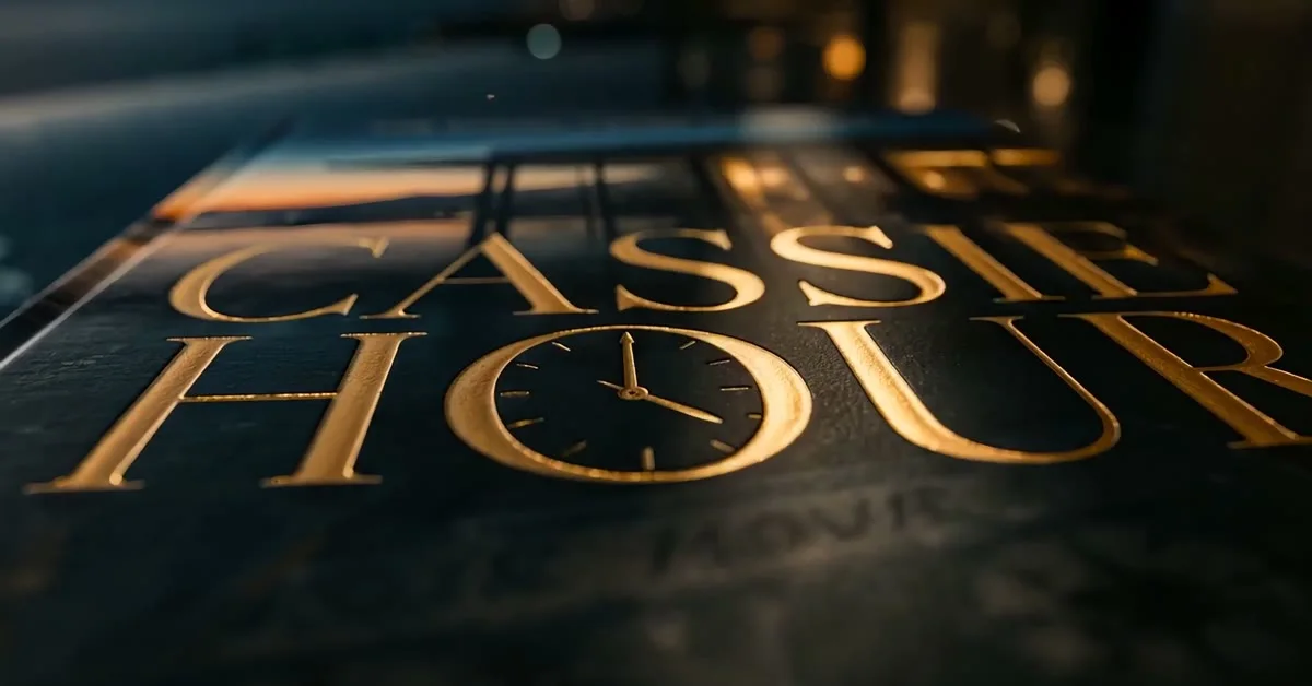 Cassie Hour novel cover in cinematic close-up