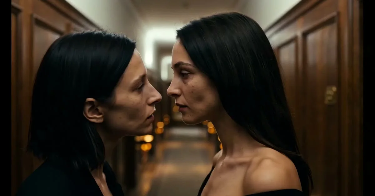 A confrontation in the corridor of the Cassie Hour villa