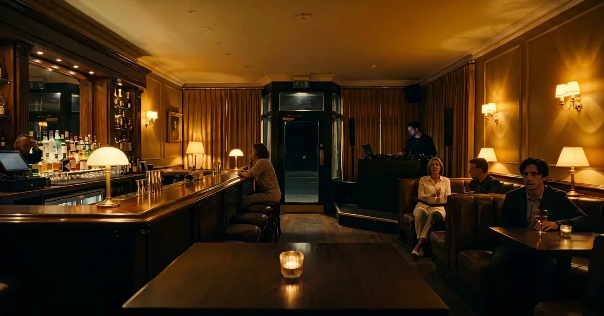 The villa lounge after the Cassie Hour gathering